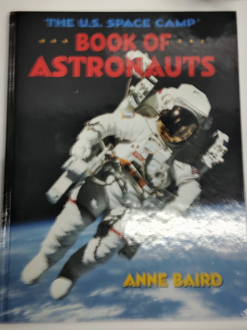 Book of Astronauts by Anne Baird - Black Cover with Red Title